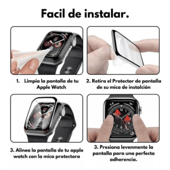 amina protectora de pantalla para apple watch