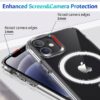 Funda carcasa Magsafe transparente para iphone