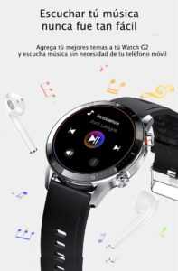 Reloj inteligente Z08s para música, pulsera con monitor de sueño, presión arterial y música