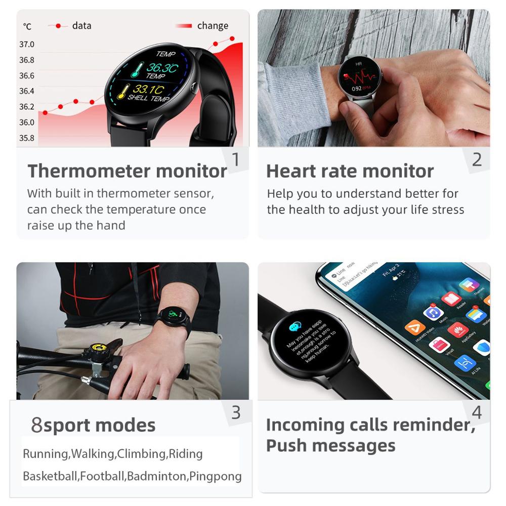 Smartwatch Deportivo Foxy K21 Monitor de Ritmo cardíaco, SpO2 - Imagen 5
