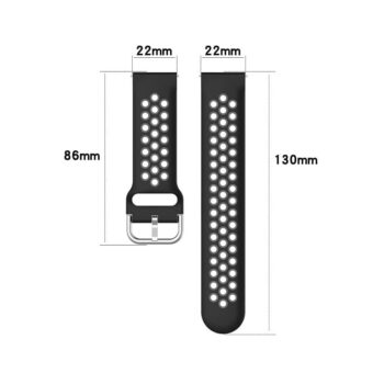 colors soft 22mm silicone watch band for samsung galaxy gear S3 45mm 46mm smart watch