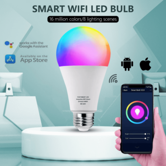 Ampolleta Wifi Inteligente Rgb.control Desde Celular alexa o google