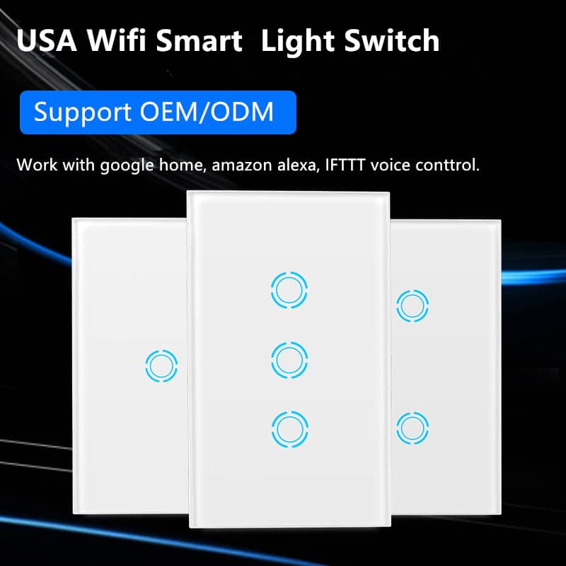 Interruptor Wifi 1 Canal Touch App Smart Life Alexa Google Smart Home