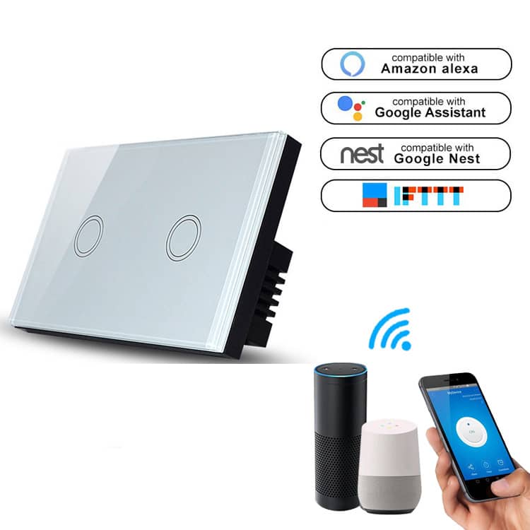 Interruptor Inteligente Wifi Smart Life 2 Botones