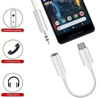 Adaptador Tipo C A 3.5mm Full Sonido Estéreo