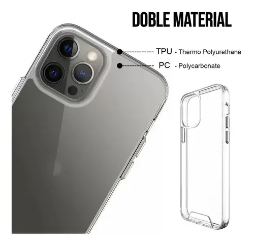 Carcasa color transparente iphone 11 pro