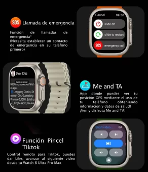 Reloj inteligente smartwatch Watch Ultra Pro Max HK8 Chile