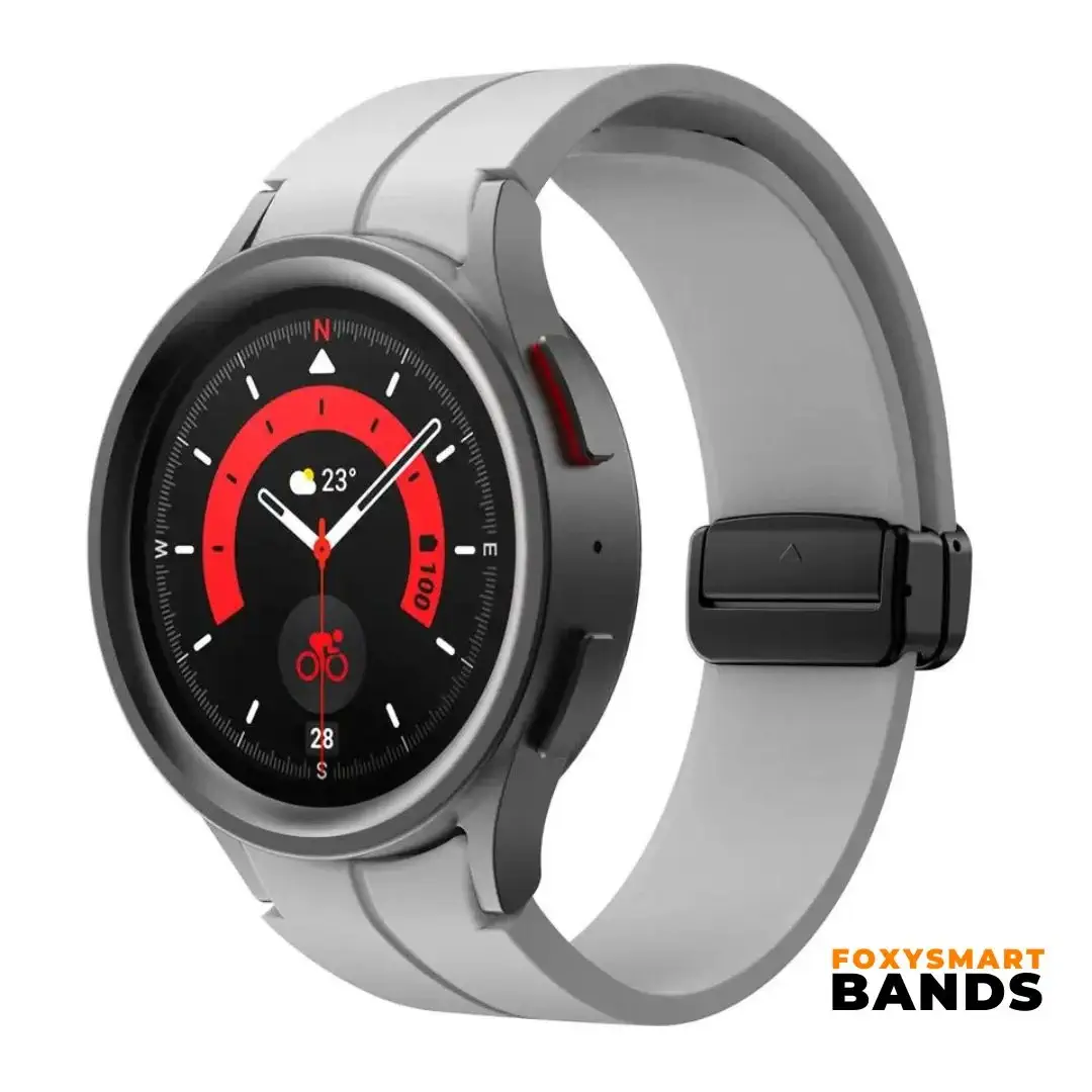 Reloj Inteligente Para Hombre Galaxy Watch 4 Para Samsung Color De La Malla  Black Silicon