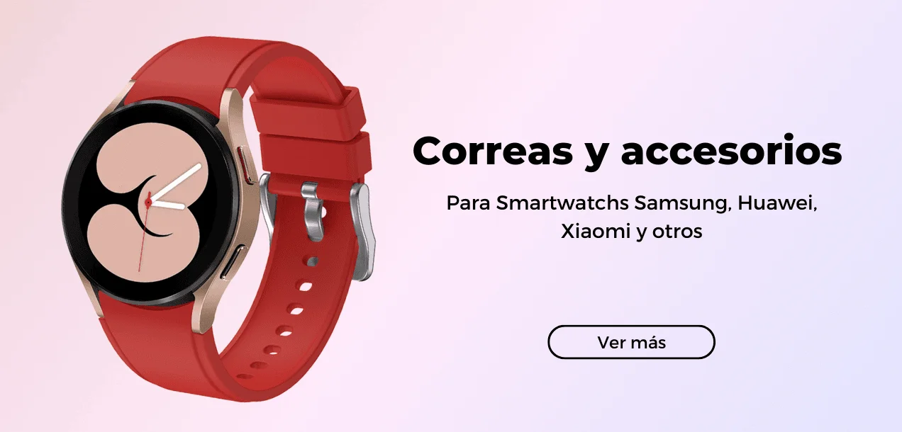correas y accesorios para smartwatch samsung huawei xiaomi amazfit