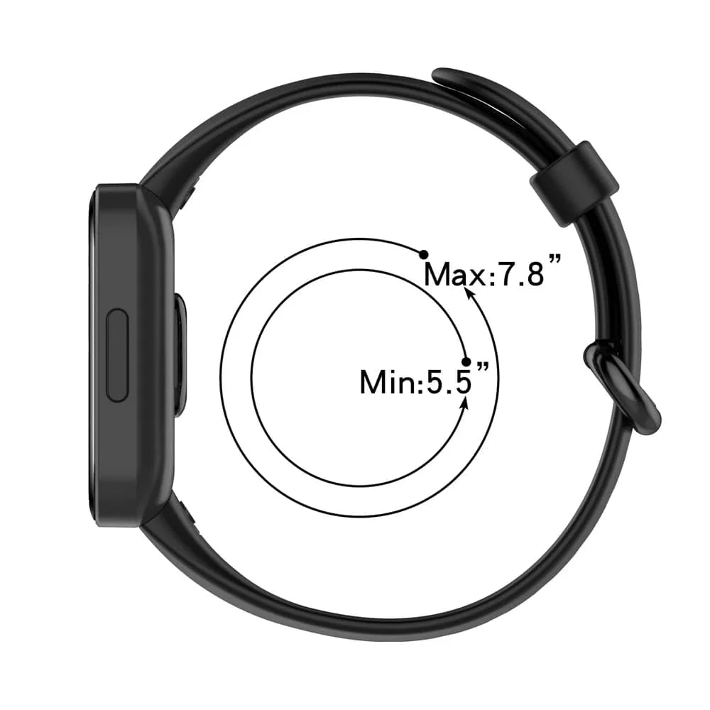 Correa de silicona para reloj inteligente de 22 mm compatible con Xiaomi Mi  Watch Lite/Redmi