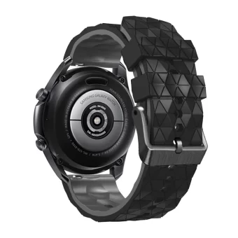 Correa de silicona de 22 mm para Huawei Watch GT3 Pro Pulsera de repuesto Bandas deportivas de grano de fútbol