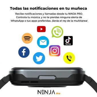 Reloj inteligente Foxysmart Ninja Pro ¡Es hora de convertirte en un ninja de la tecnología con el Ninja Pro! reloj inteligente para mujer reloj inteligente para hombre