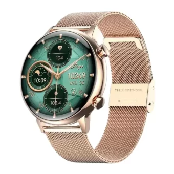 Reloj Inteligente HK39 con Pantalla AMOLED y Correa Silicona, COMPATIBLE con IOS y ANDROID para mujer