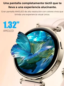 comprar Mejor smartwatch para mujer Reloj inteligente con monitor de salud Smartwatch con seguimiento de ciclo menstrual Reloj inteligente elegante y funcional Smartwatch resistente al agua para mujeres Reloj inteligente con 100 modos deportivos Pantalla HD AMOLED para smartwatch