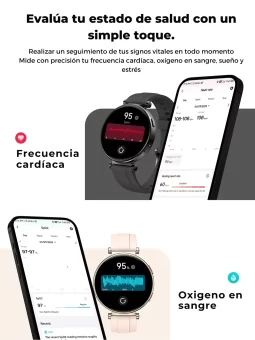 comprar Mejor smartwatch para mujer Reloj inteligente con monitor de salud Smartwatch con seguimiento de ciclo menstrual Reloj inteligente elegante y funcional Smartwatch resistente al agua para mujeres Reloj inteligente con 100 modos deportivos Pantalla HD AMOLED para smartwatch