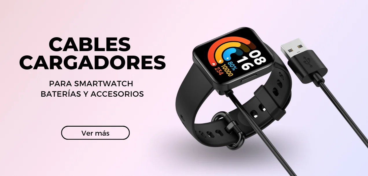 Cable cargador para smartwatch samsung Huawei Xiaomi chile
