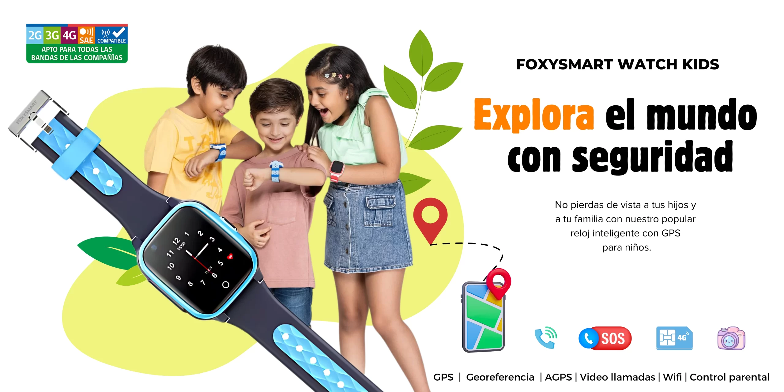 foxysmart watch kids